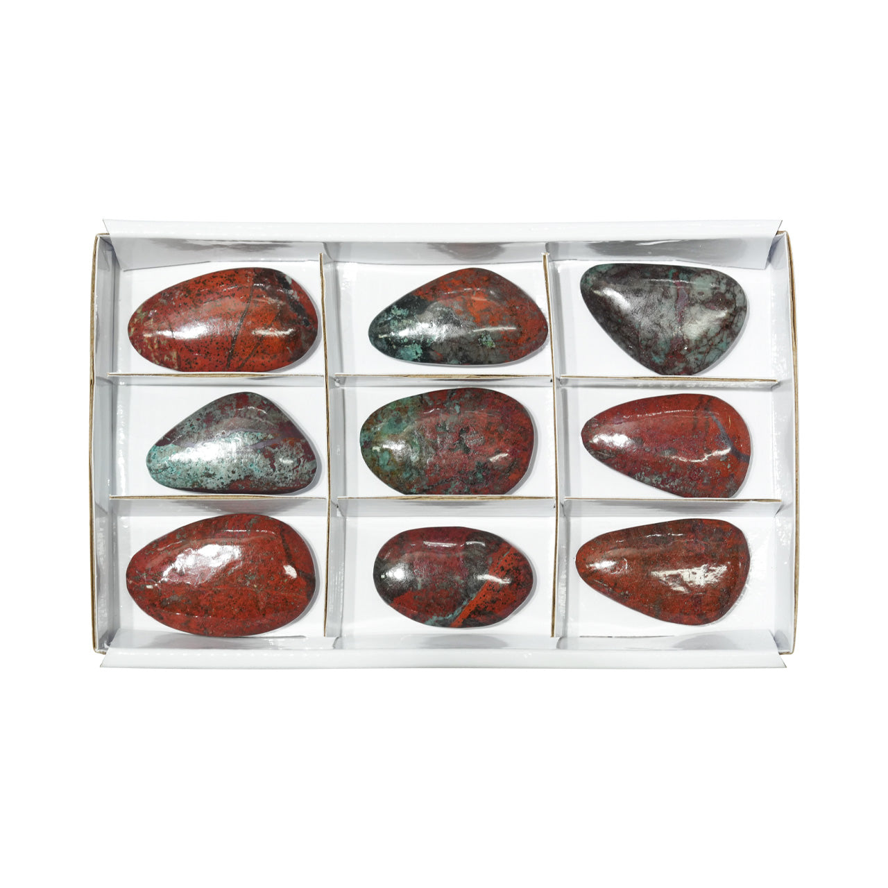 Starborn Sonora Sunset Cuprite Freeform Palm Stone 9 Piezas - 300 Gramos
