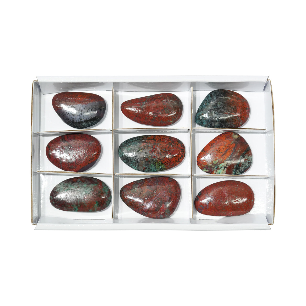 Starborn Sonora Sunset Cuprite Freeform Palm Stone 9 Piezas - 300 Gramos