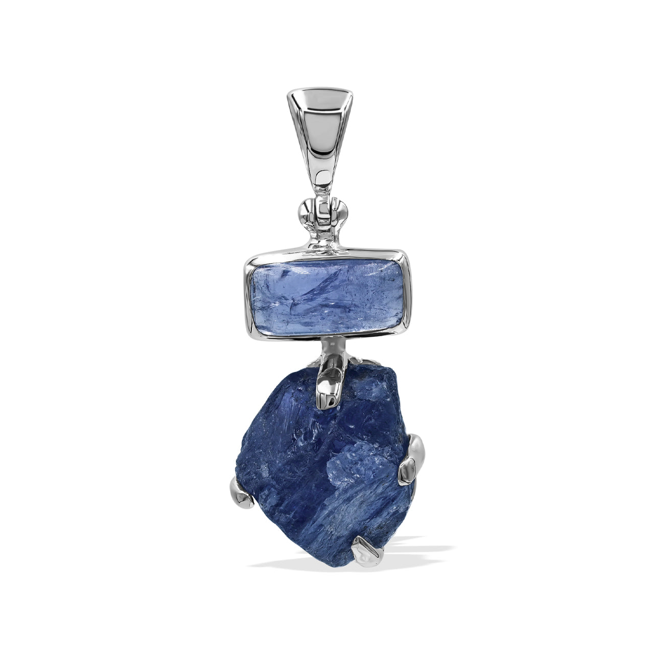 Starborn Tanzanite Multi-Stone Pendant in Sterling Silver