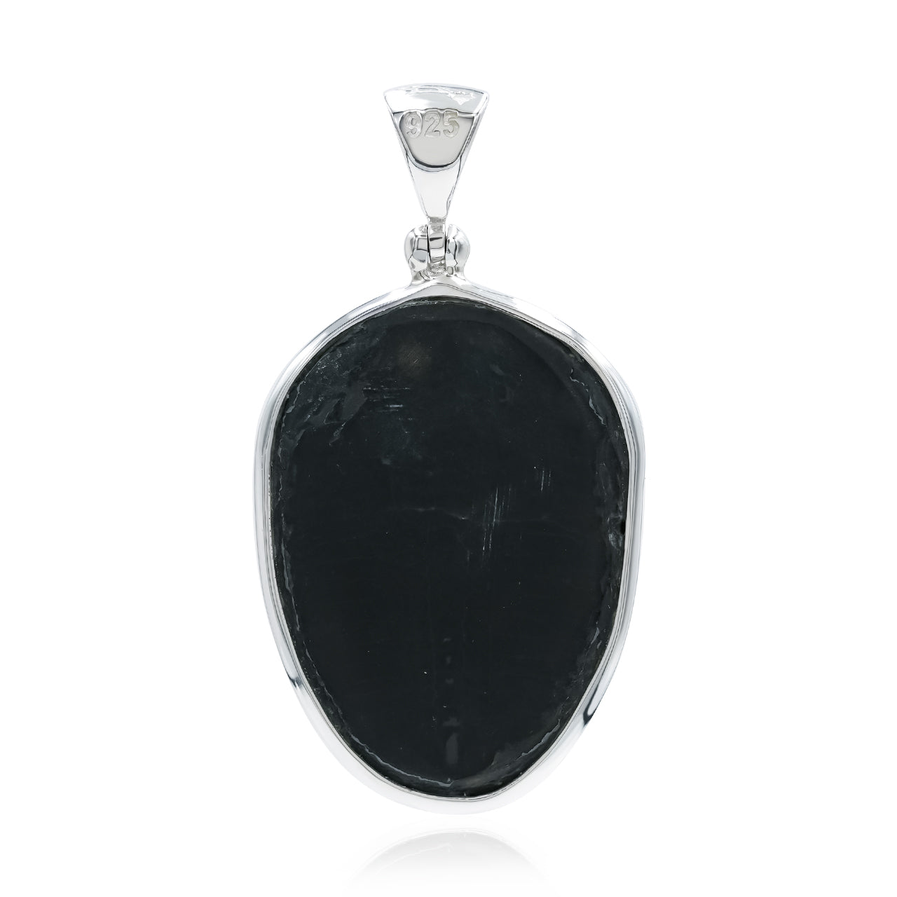 Starborn Fossilized Trilobite Bezel Set Pendant in Sterling Silver