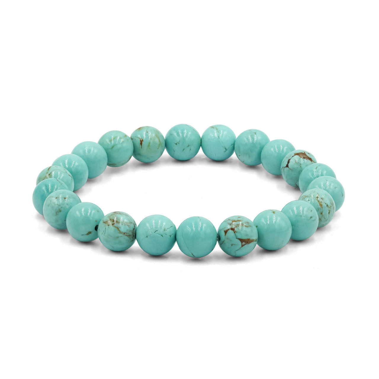 Turquoise Beaded Elastic Bracelet