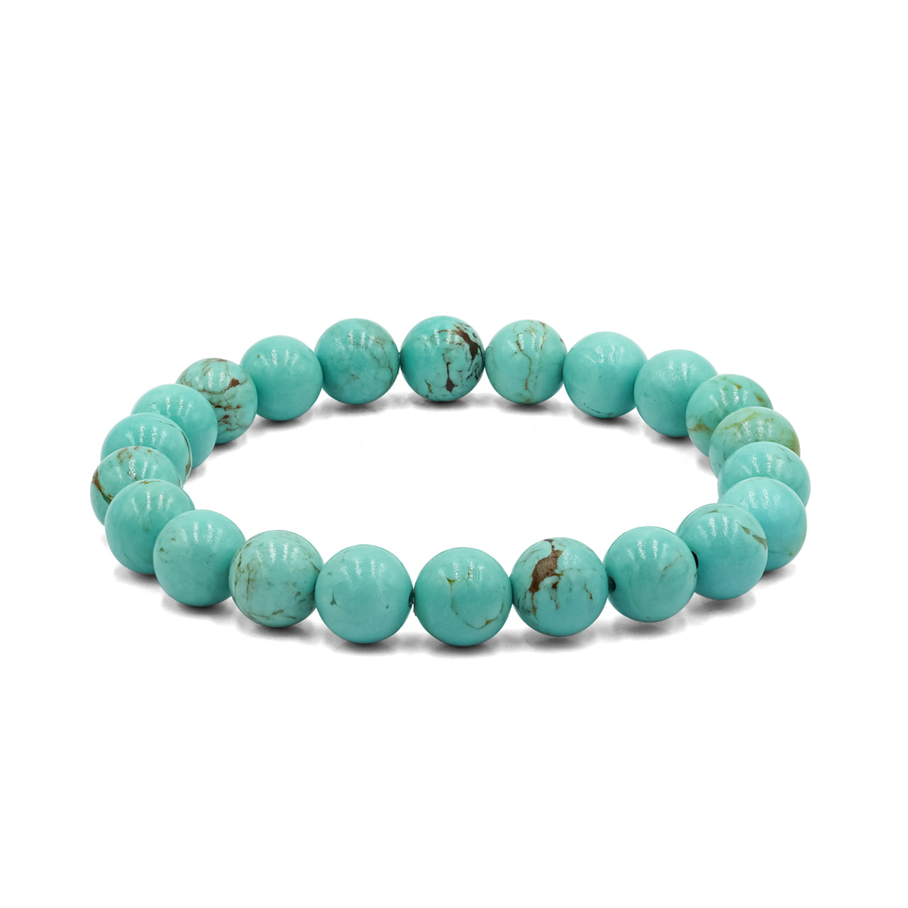 Turquoise Beaded Elastic Bracelet