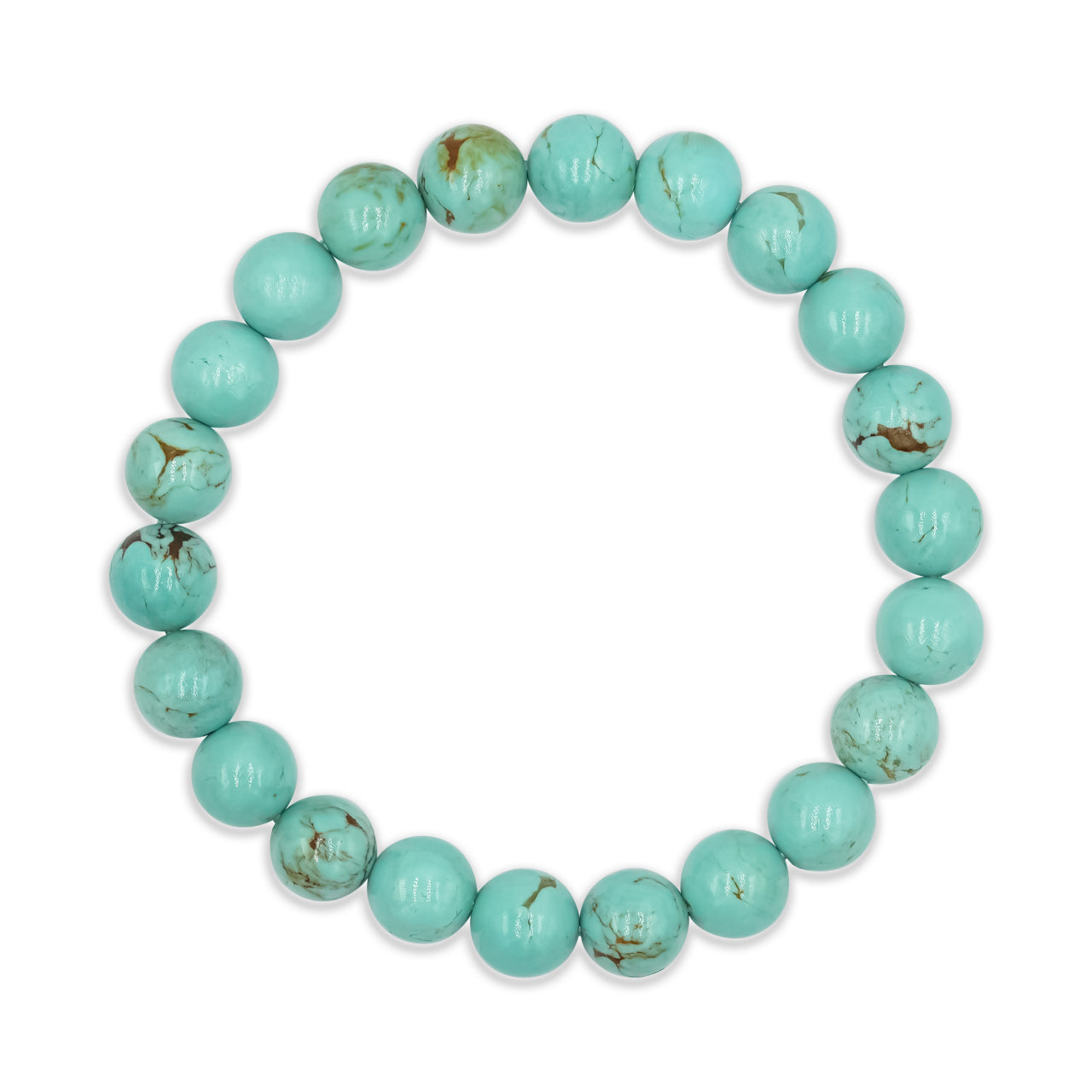 Turquoise Beaded Elastic Bracelet