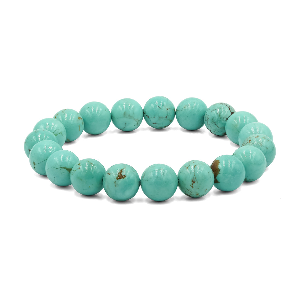 Turquoise Beaded Elastic Bracelet