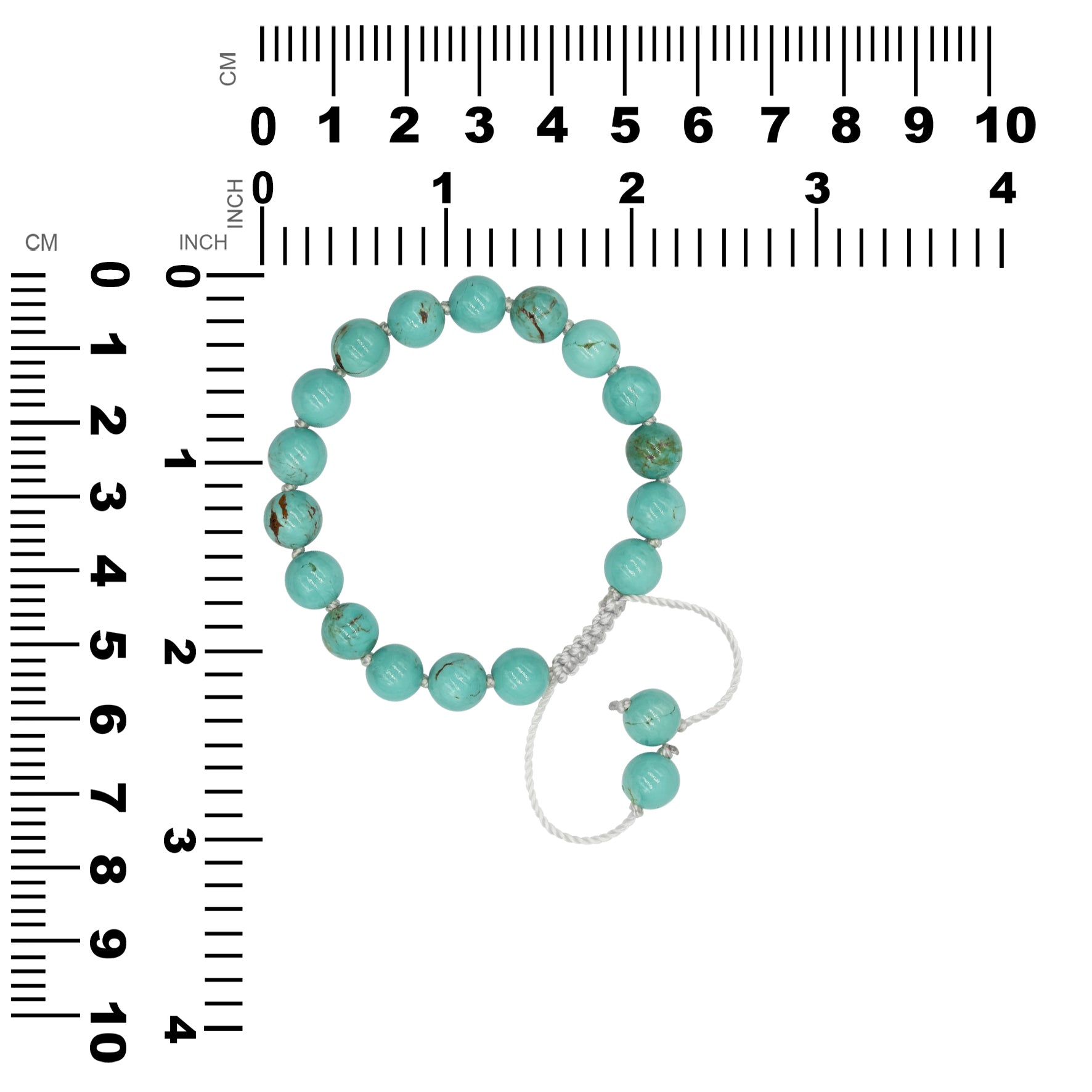 Starborn Turquoise Adjustable Beaded Bracelet
