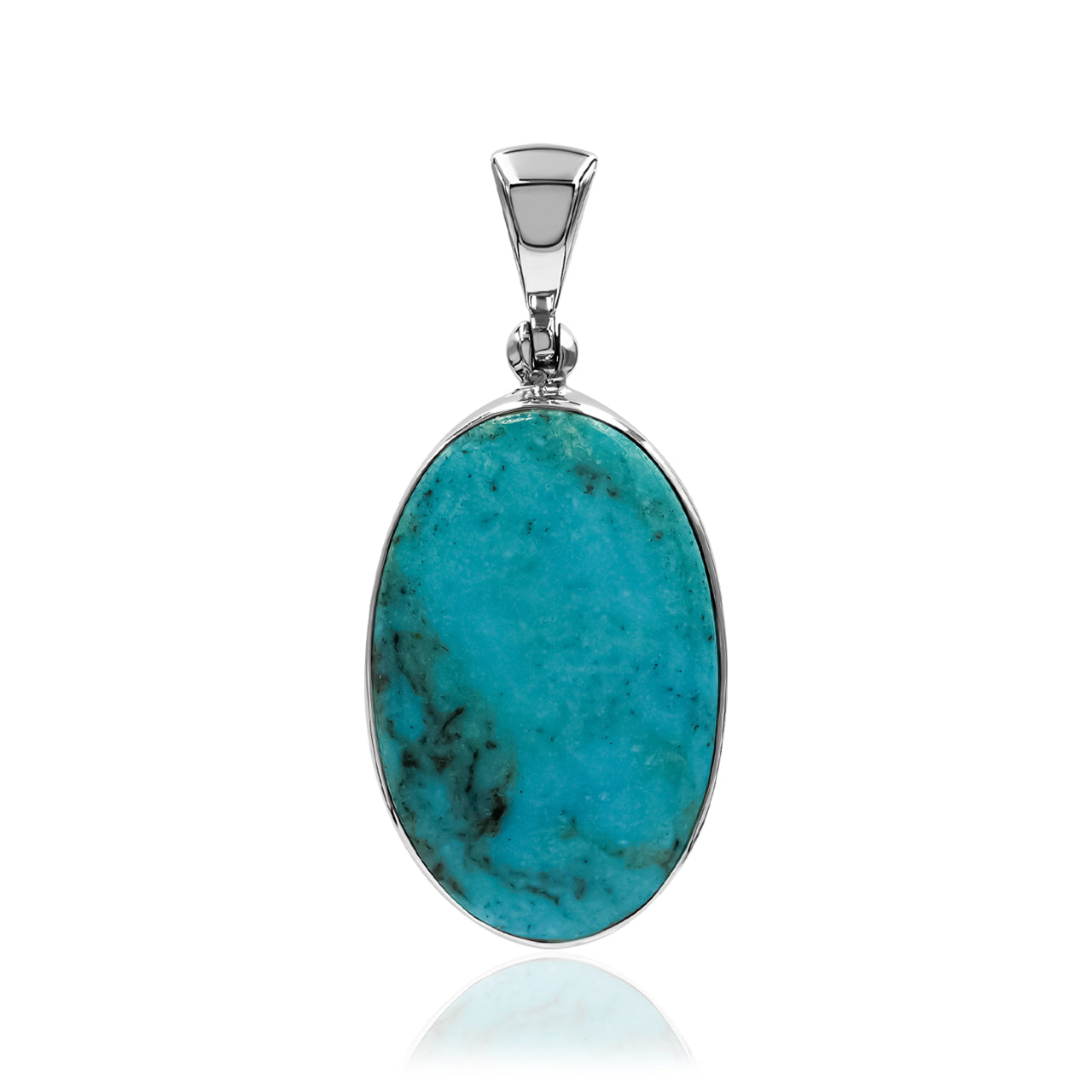 Starborn Sterling Silver Natural Nacozari Turquoise Pendant