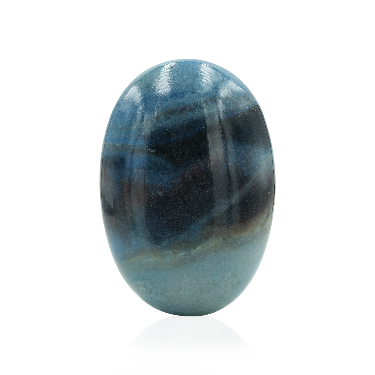 Starborn Troilite Polished Oval Palm Stone - 1 Piece