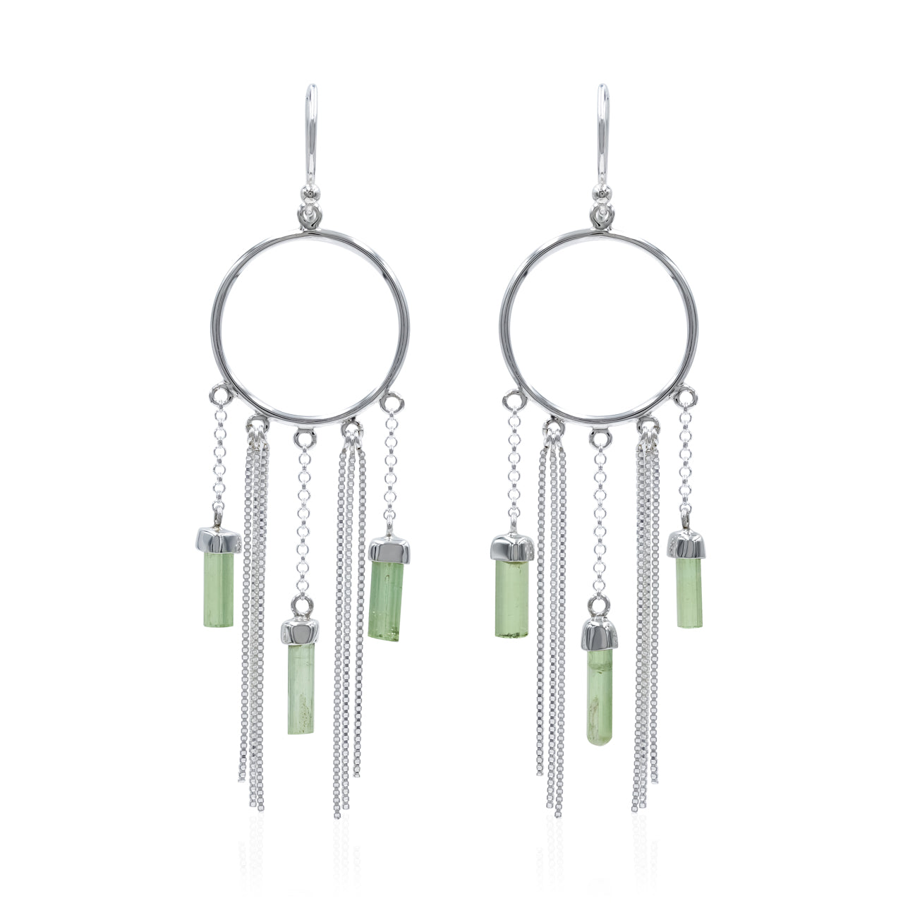Starborn Crystal Boho Styles Earrings in Sterling Silver