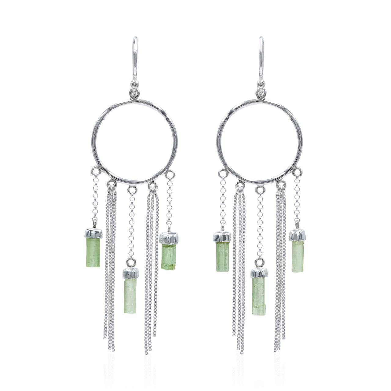 Starborn Crystal Boho Styles Earrings in Sterling Silver