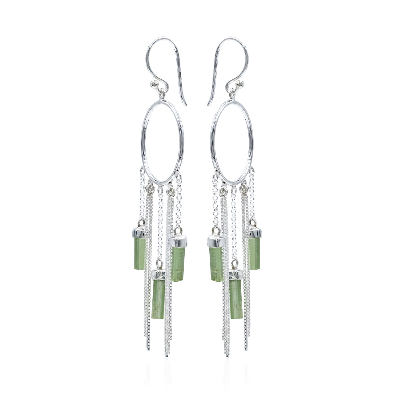 Starborn Crystal Boho Styles Earrings in Sterling Silver
