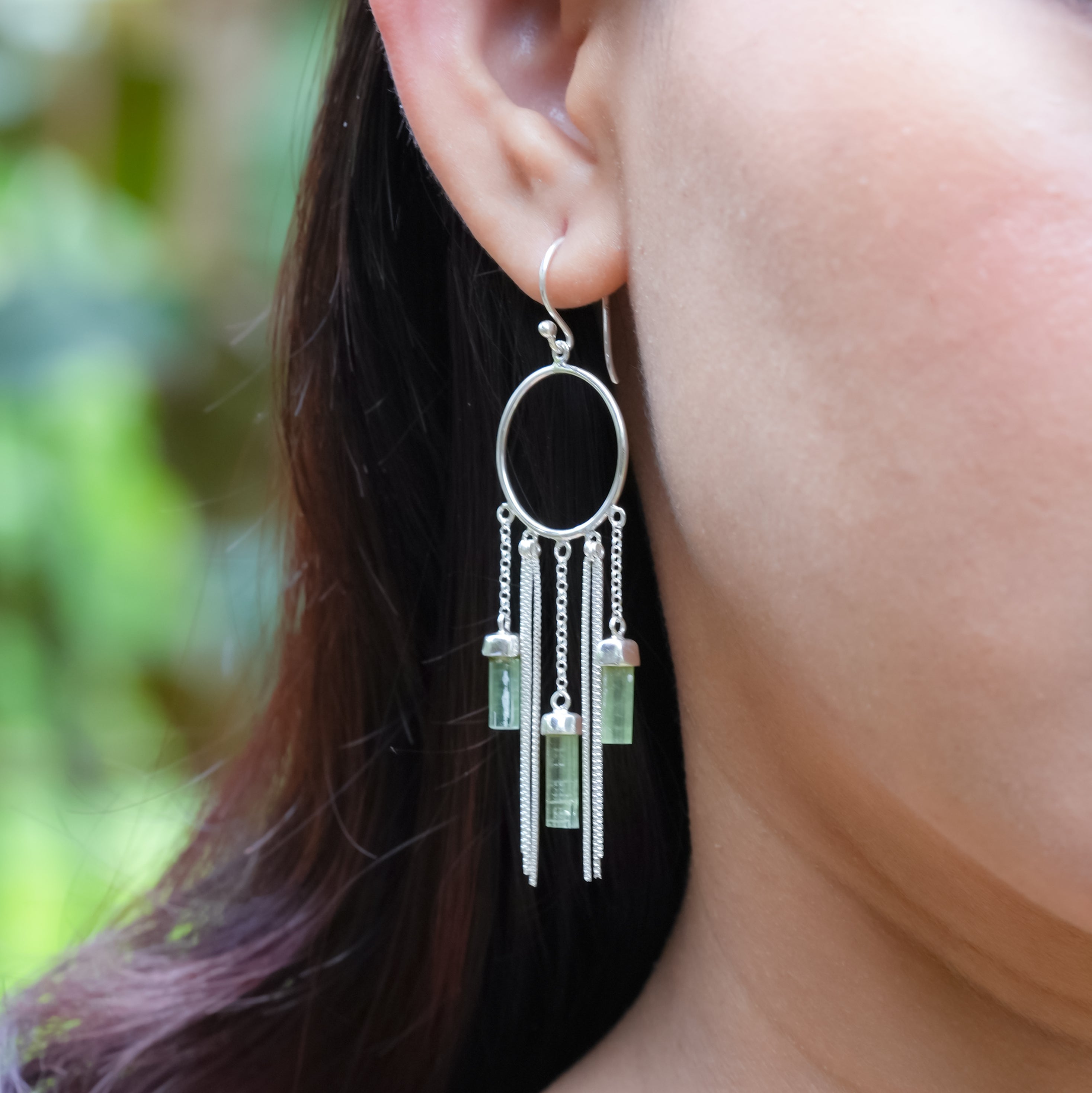 Starborn Crystal Boho Styles Earrings in Sterling Silver