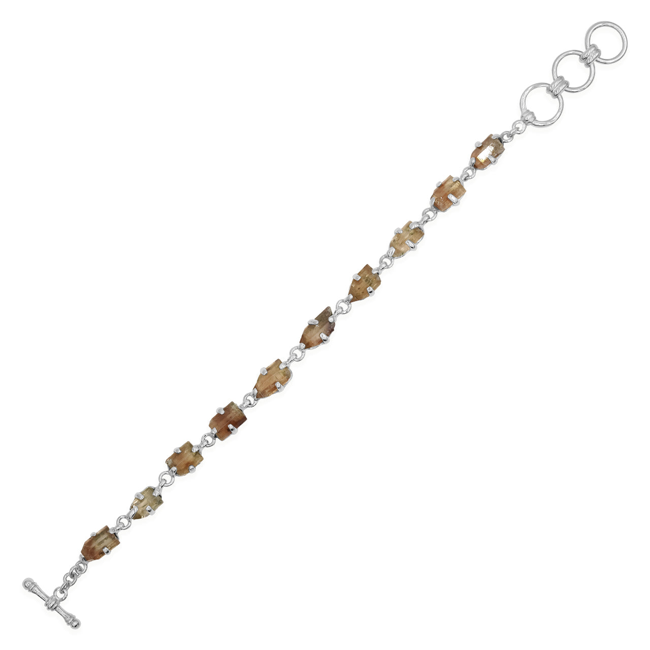 Starborn Utah Topaz Mountain Bracelet in Fine Sterling Silver