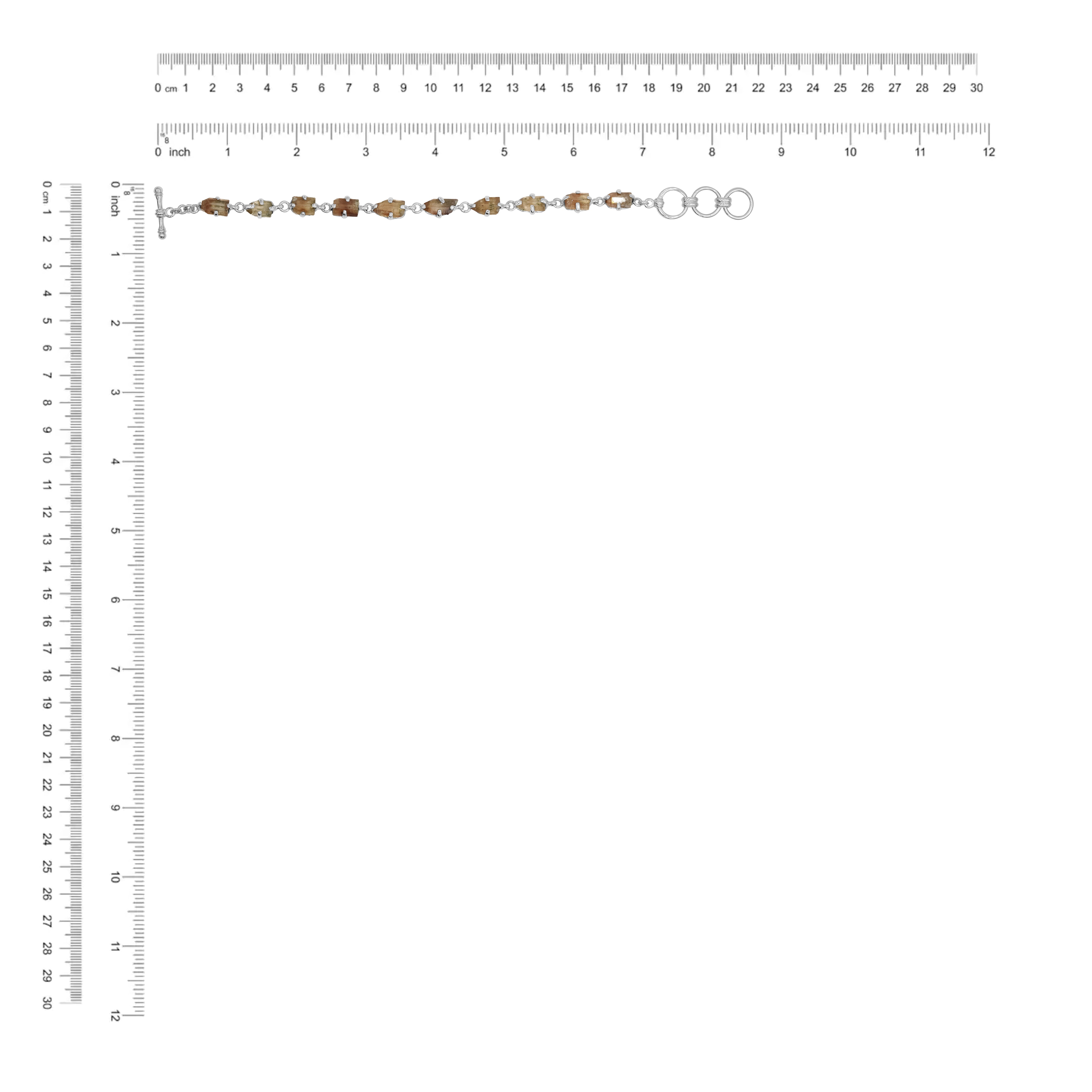 Starborn Utah Topaz Mountain Bracelet in Fine Sterling Silver