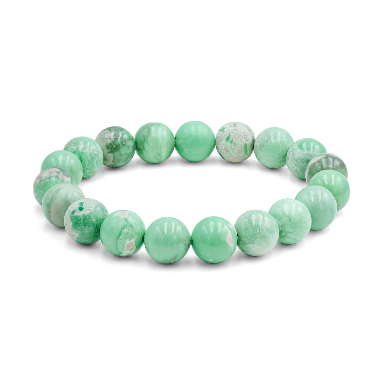Starborn Variscite Elastic Beaded Bracelet