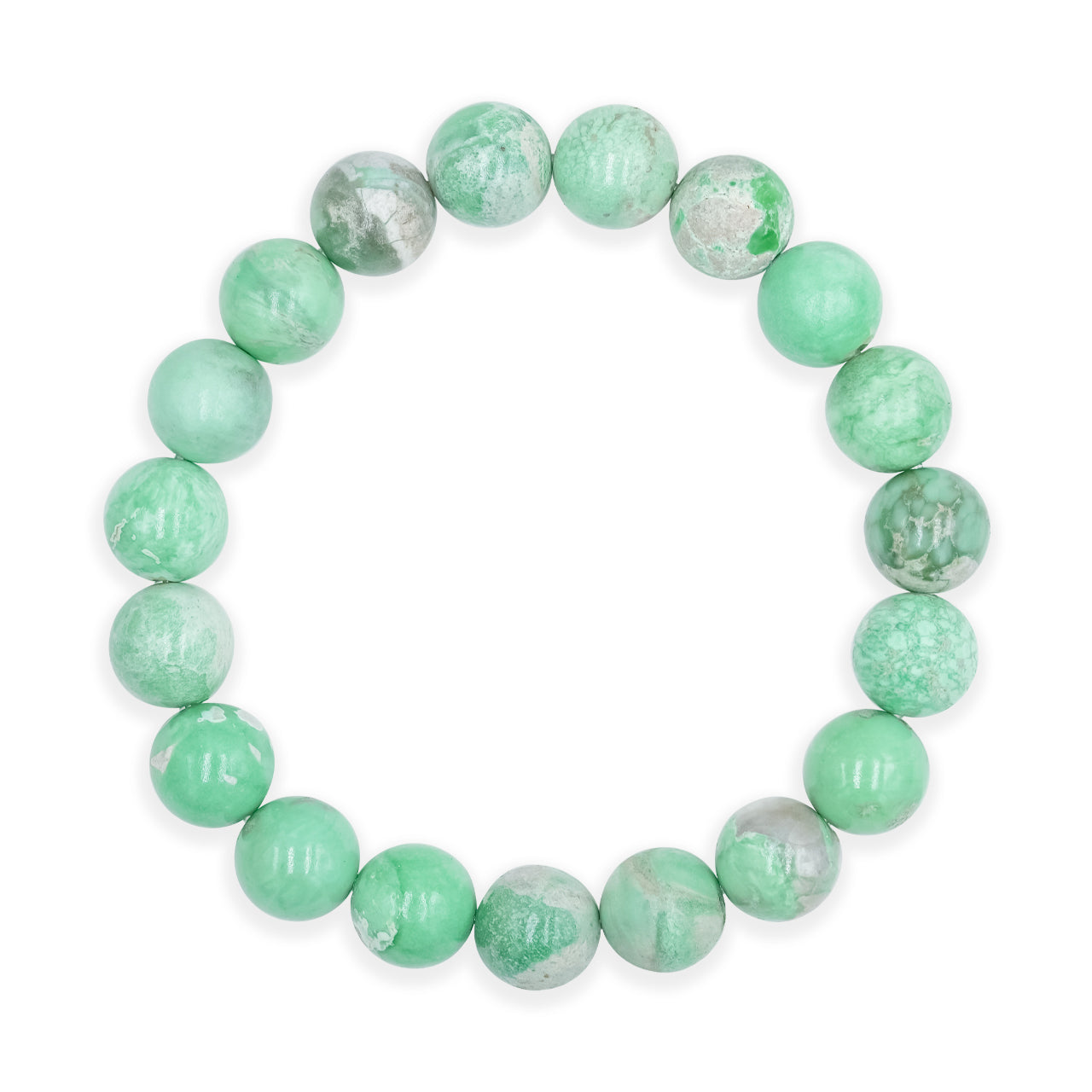 Starborn Variscite Elastic Beaded Bracelet