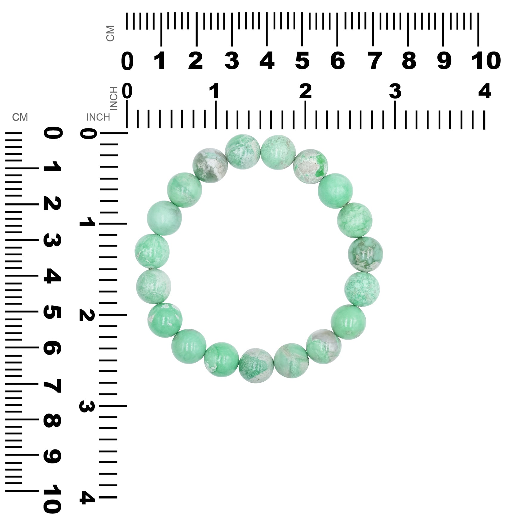 Starborn Variscite Elastic Beaded Bracelet