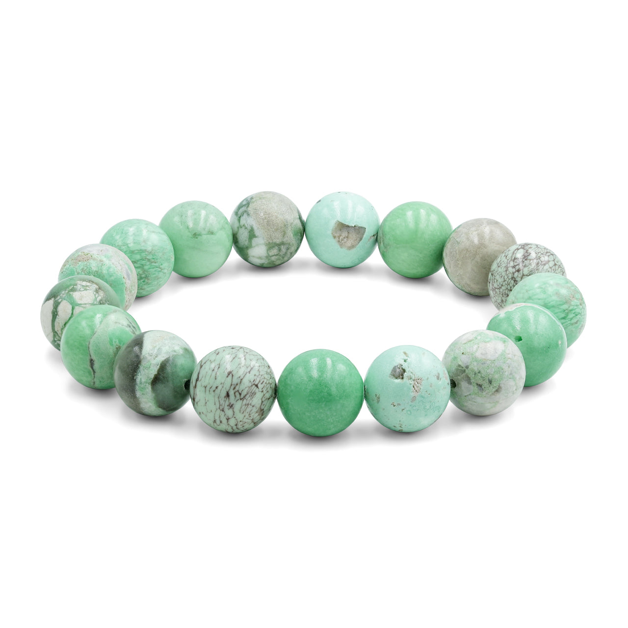 Starborn Variscite Elastic Beaded Bracelet