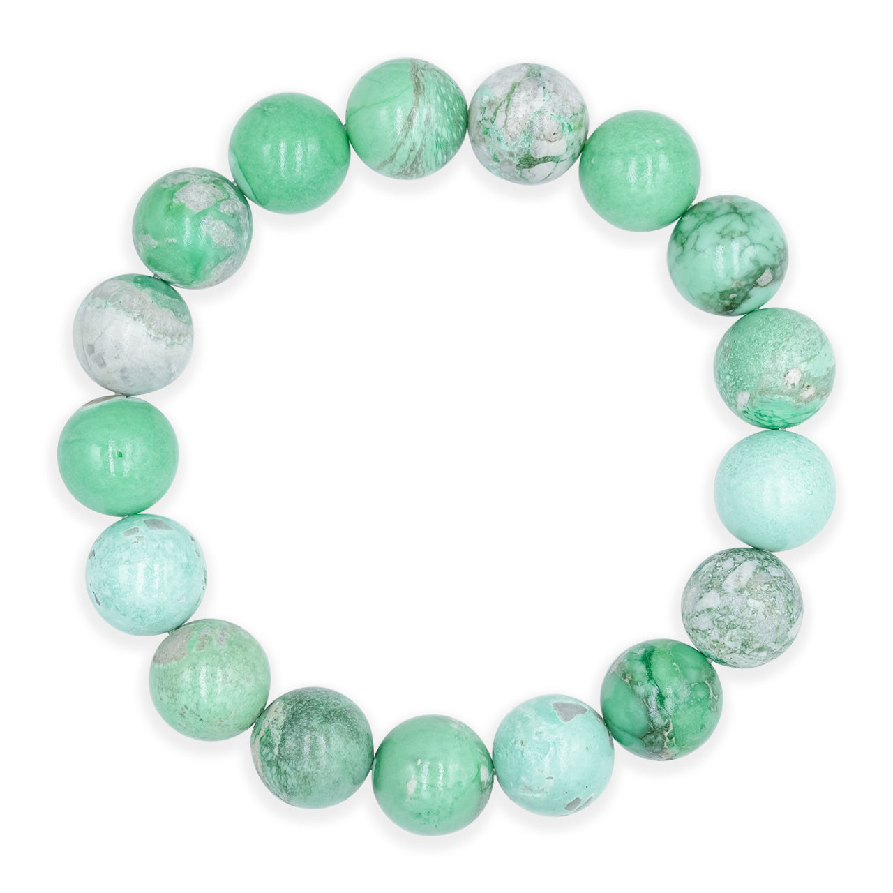 Starborn Variscite Elastic Beaded Bracelet