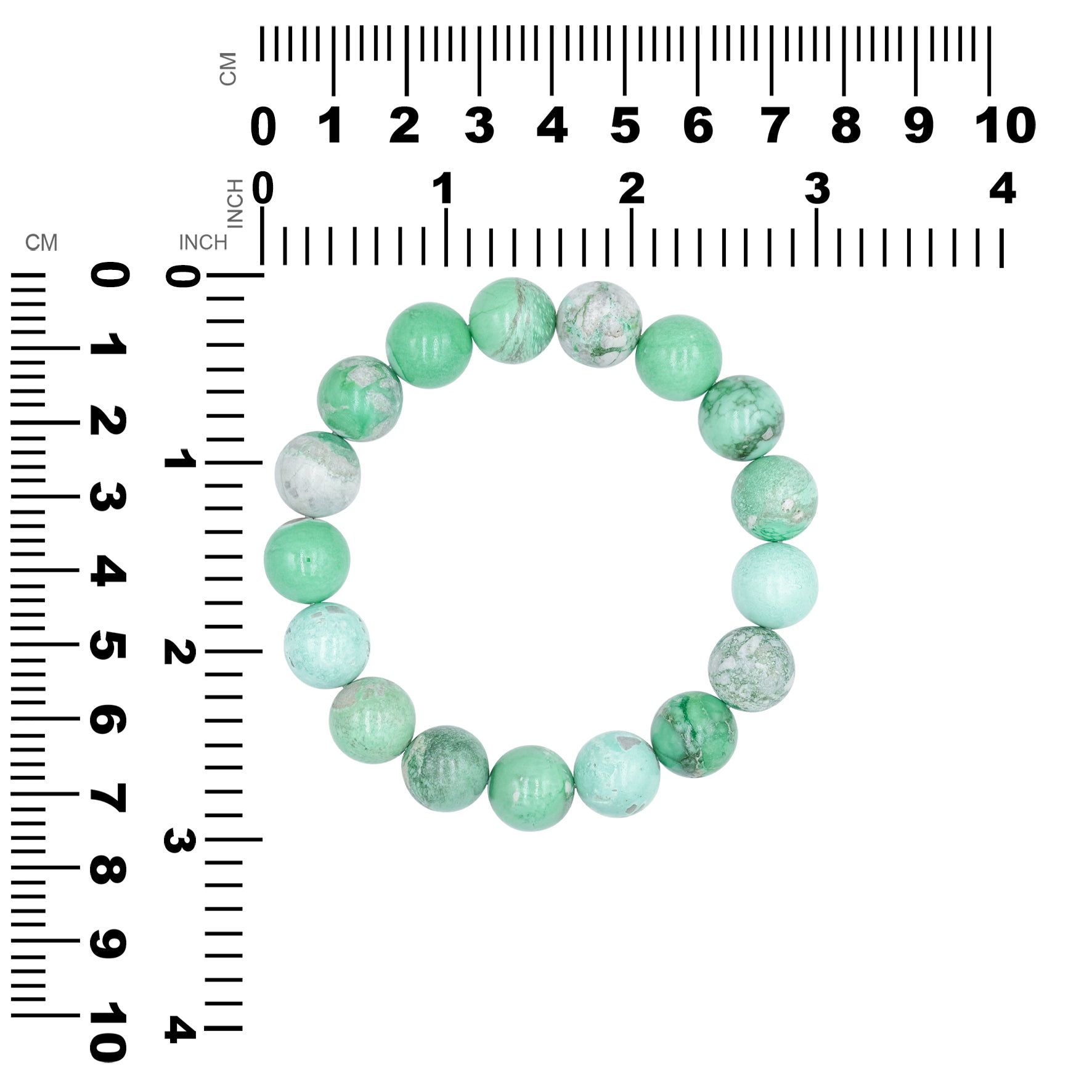 Starborn Variscite Elastic Beaded Bracelet