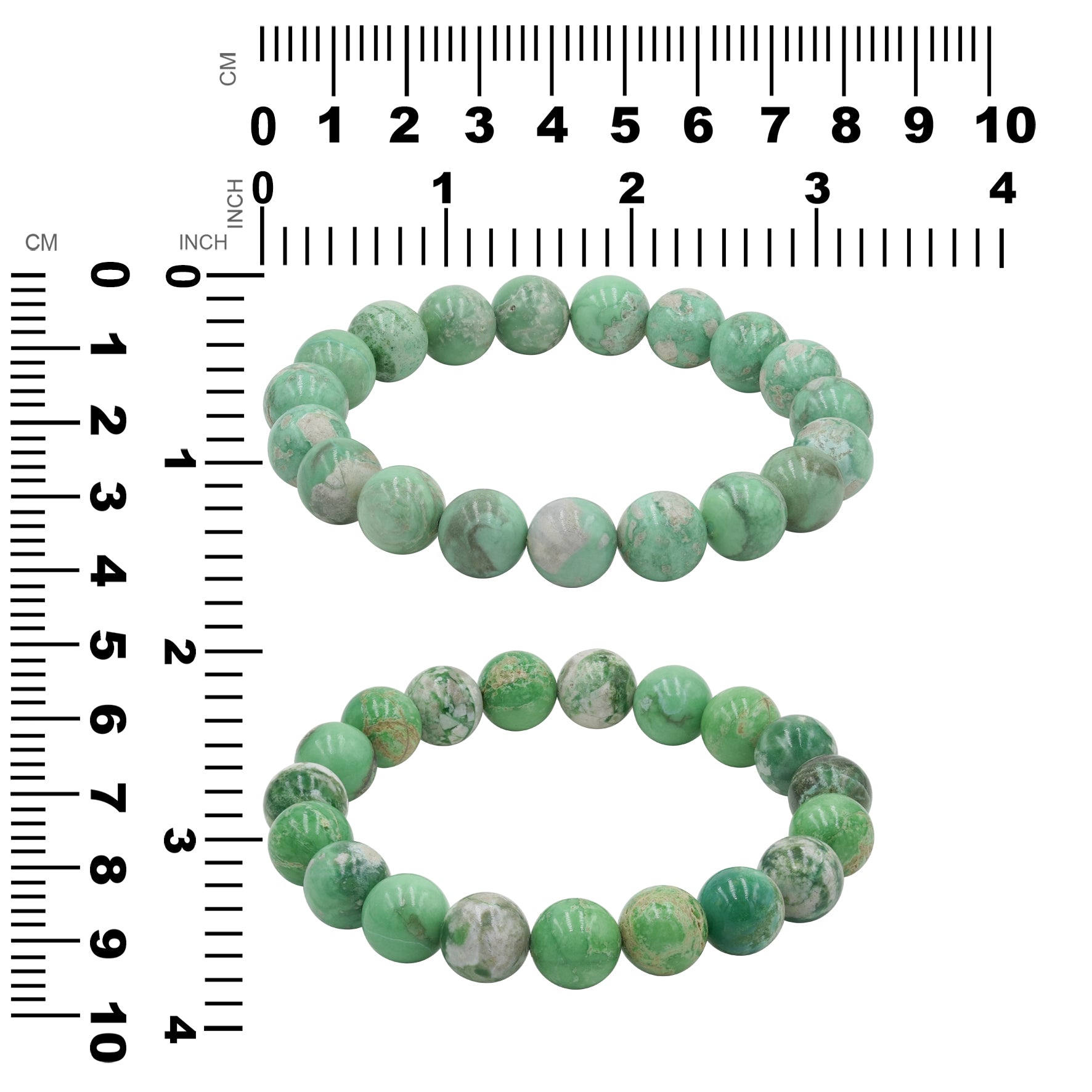 Starborn Variscite Elastic Beaded Bracelet