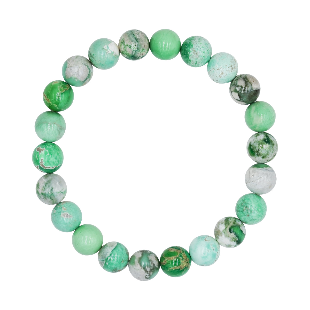 Starborn Variscite Elastic Beaded Bracelet