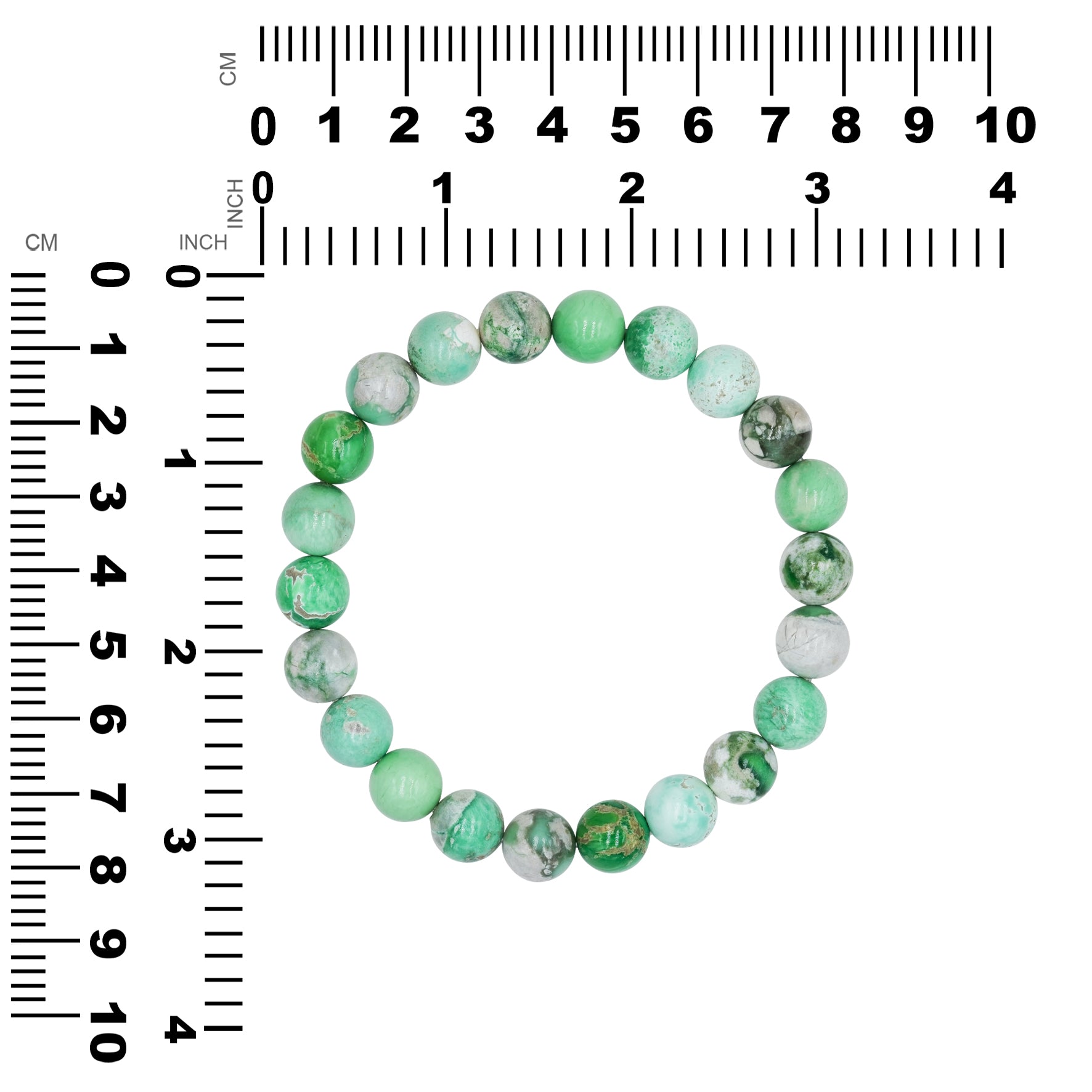 Starborn Variscite Elastic Beaded Bracelet