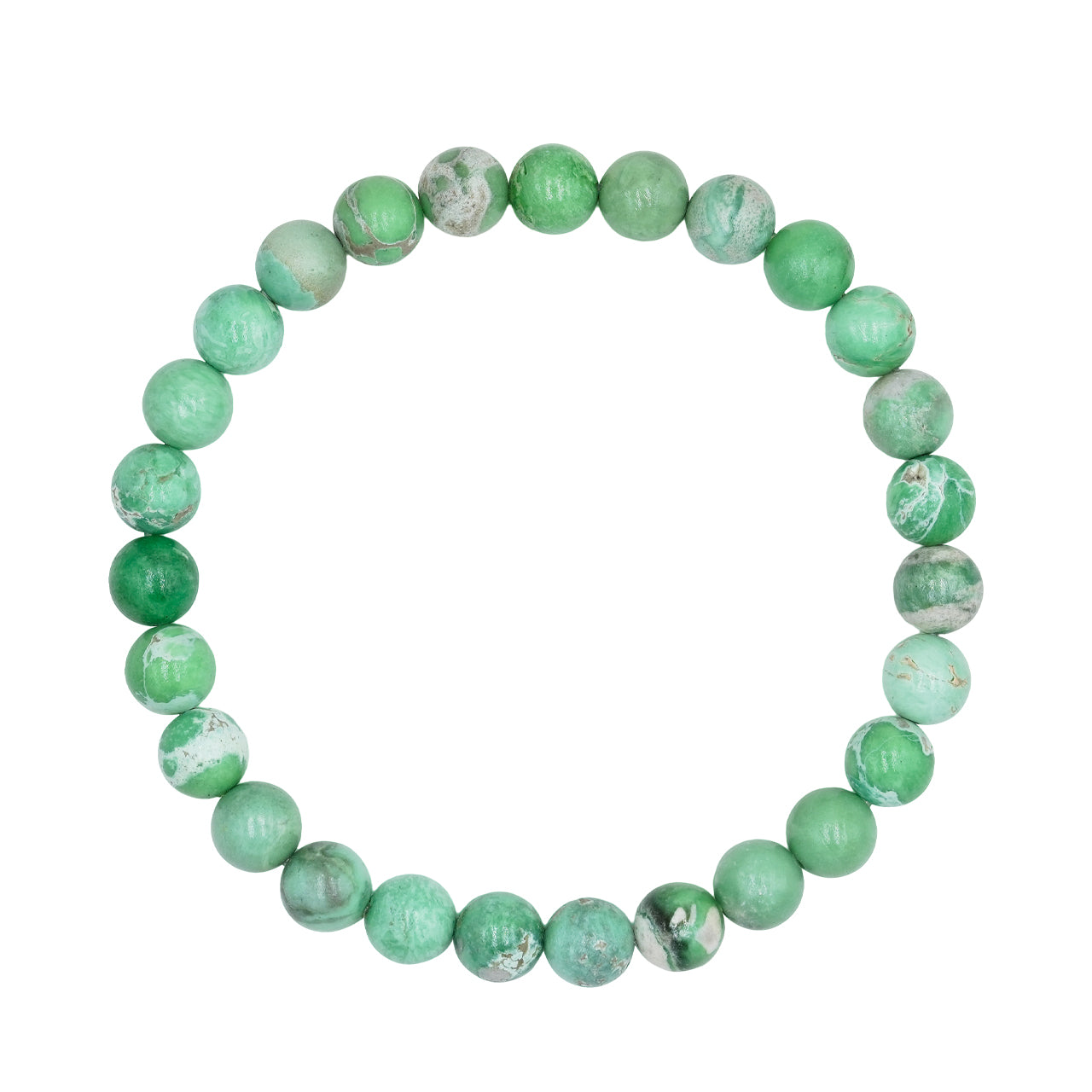 Starborn Variscite Elastic Beaded Bracelet