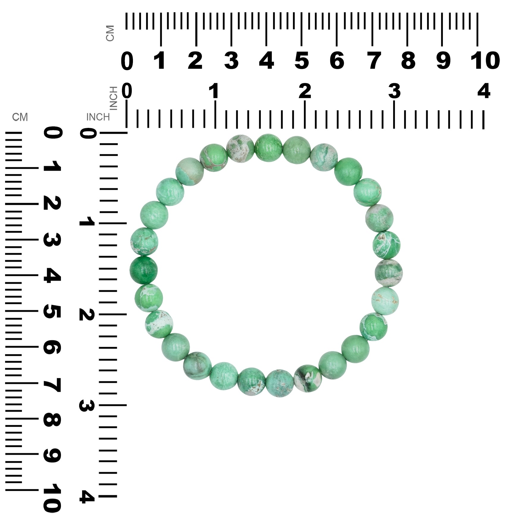 Starborn Variscite Elastic Beaded Bracelet