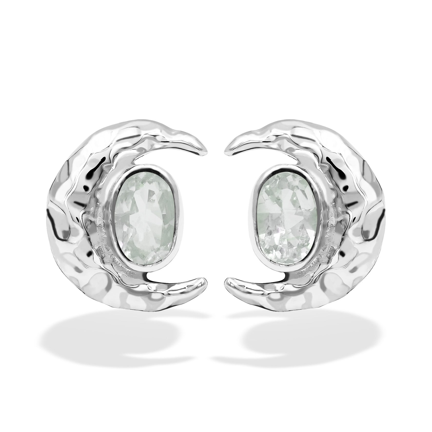 Starborn – Getrommelte Karneol-Ohrstecker im Ohrstecker-Stil, Sterlingsilber