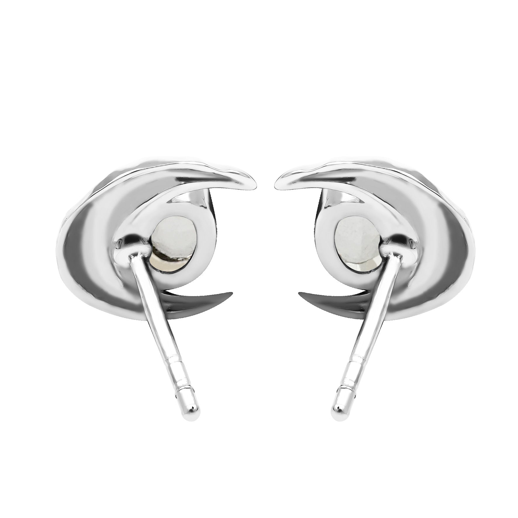 Starborn – Getrommelte Karneol-Ohrstecker im Ohrstecker-Stil, Sterlingsilber