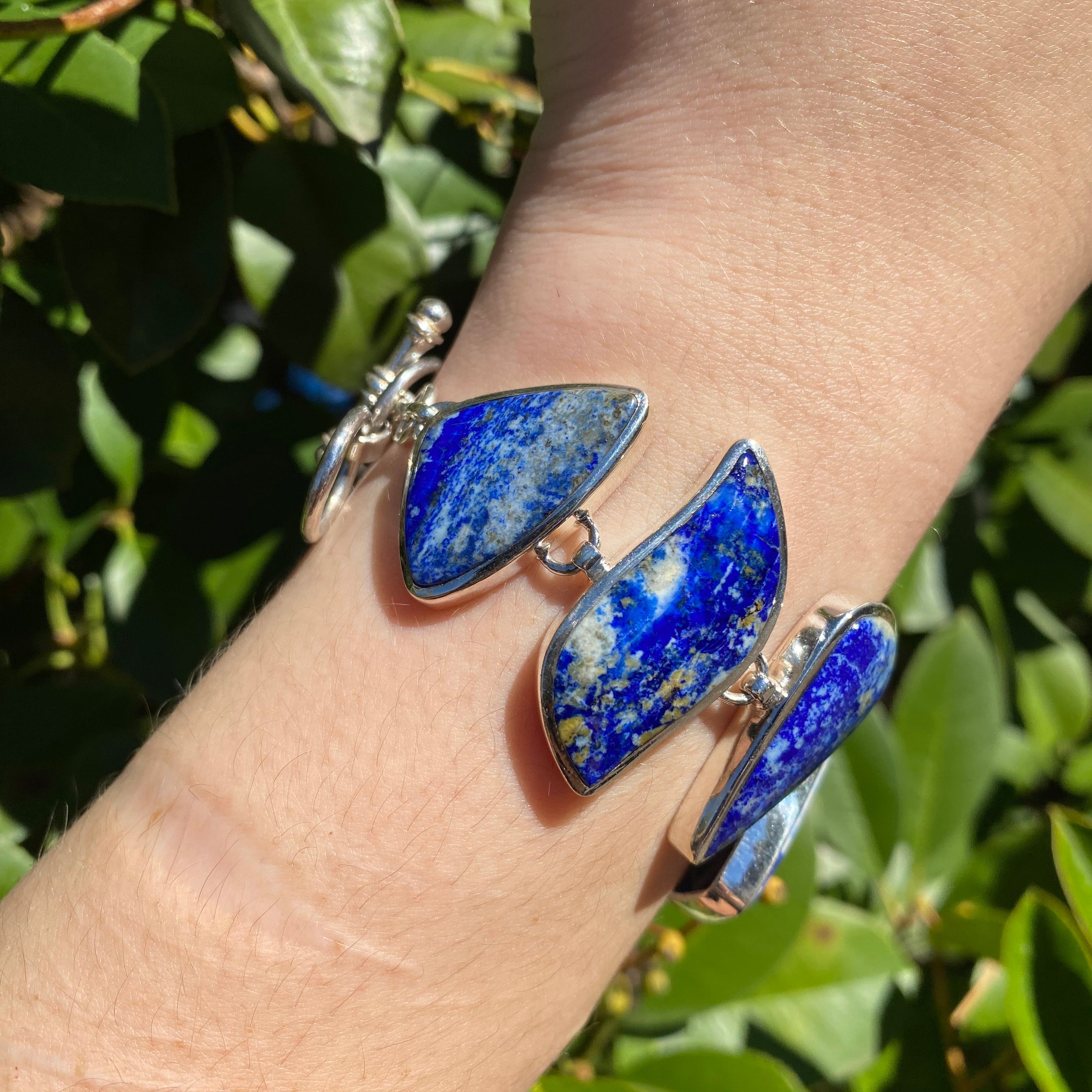Starborn Lapis Lazuli Bracelet in Sterling Silver