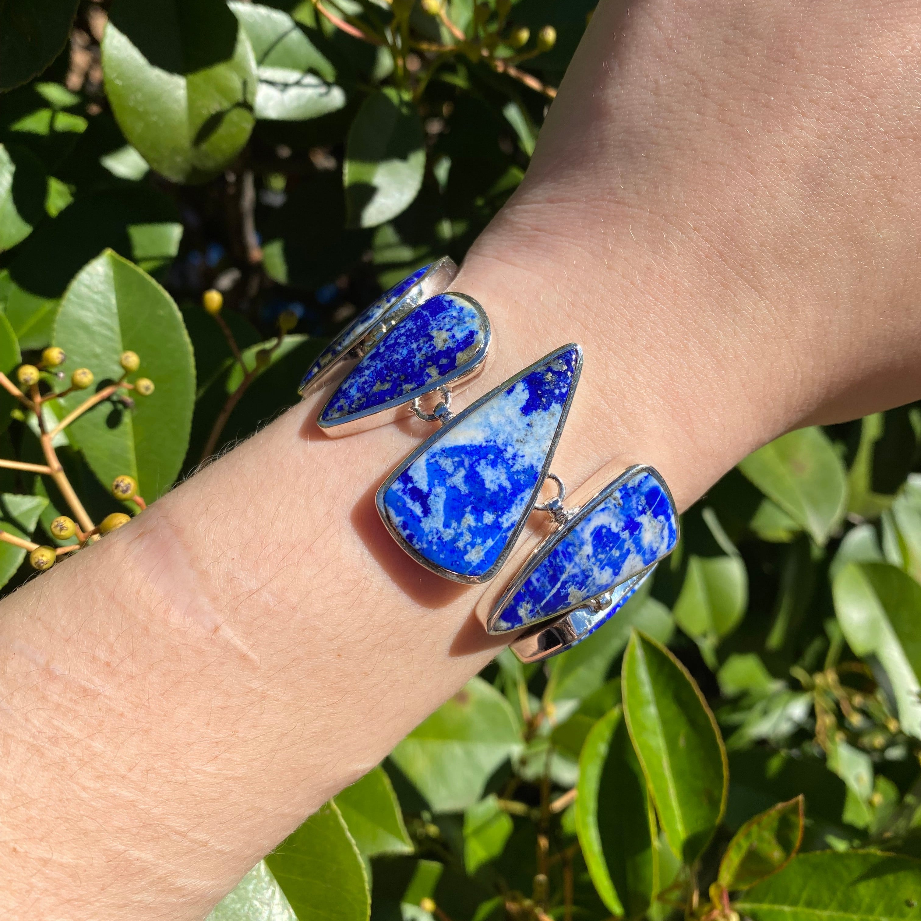 Starborn Lapis Lazuli Bracelet in Sterling Silver