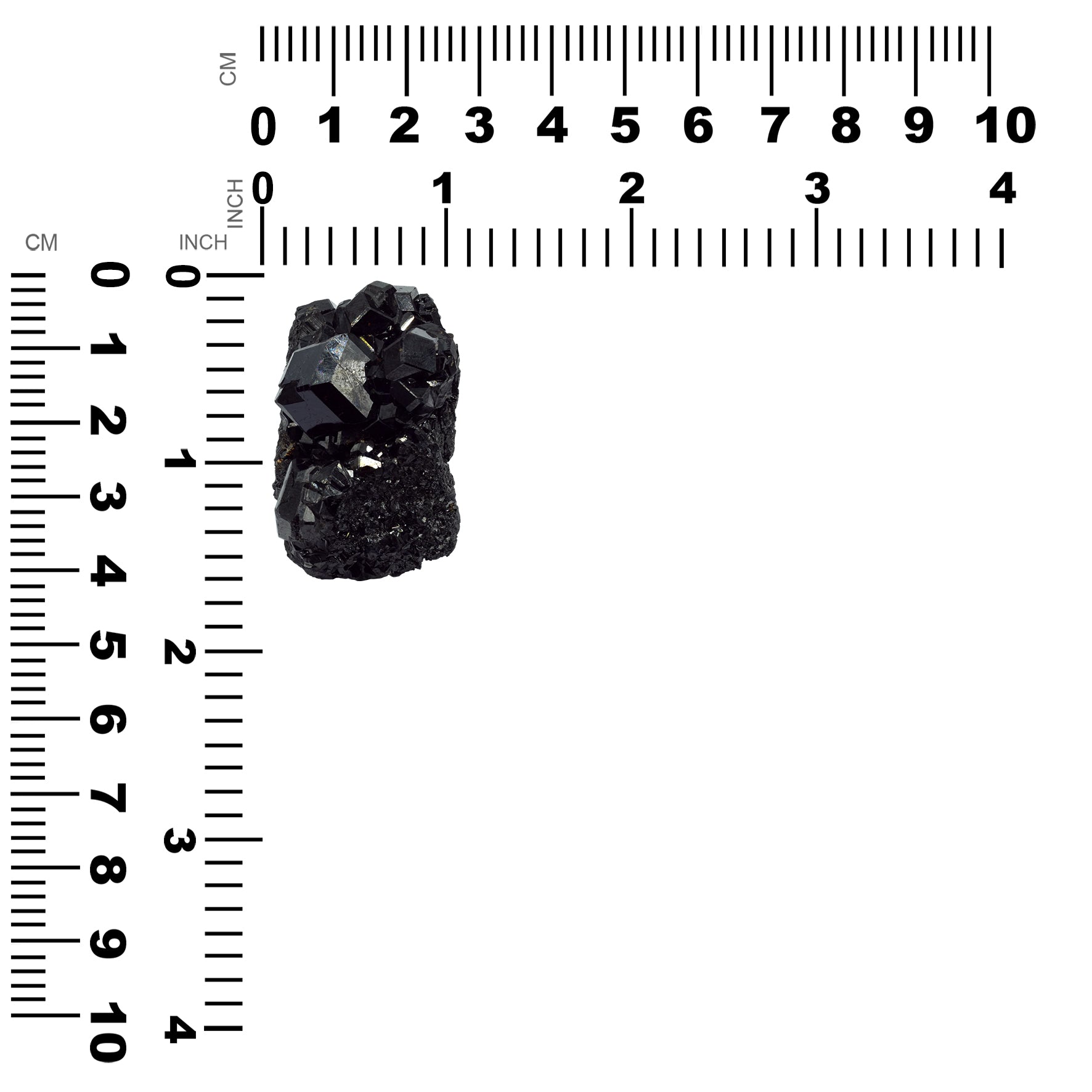 Starborn Black Garnet Crystal Rough 201.80cts - Collector's Corner Specimen