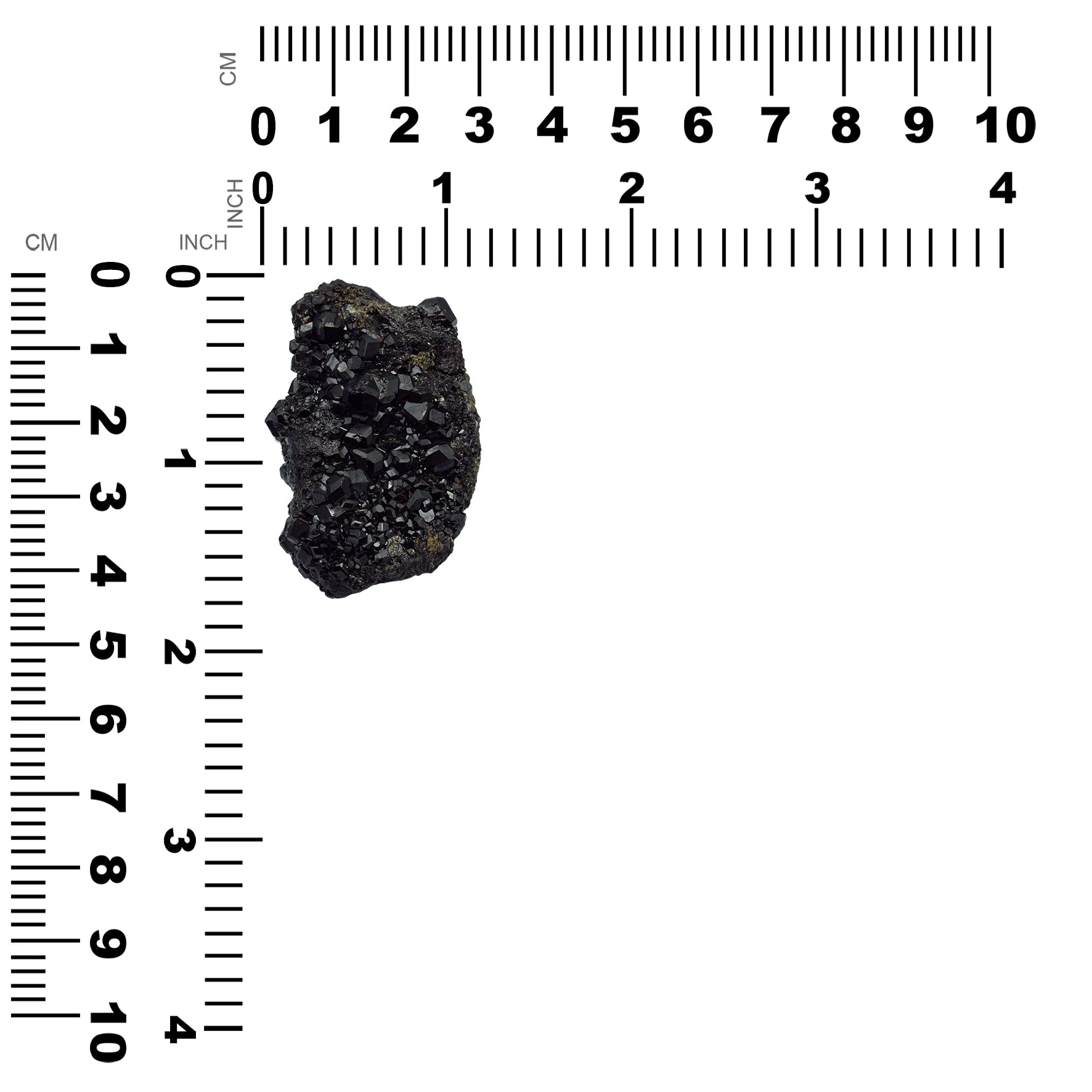 Starborn Black Garnet Crystal Rough 189.40cts - Collector's Corner Specimen