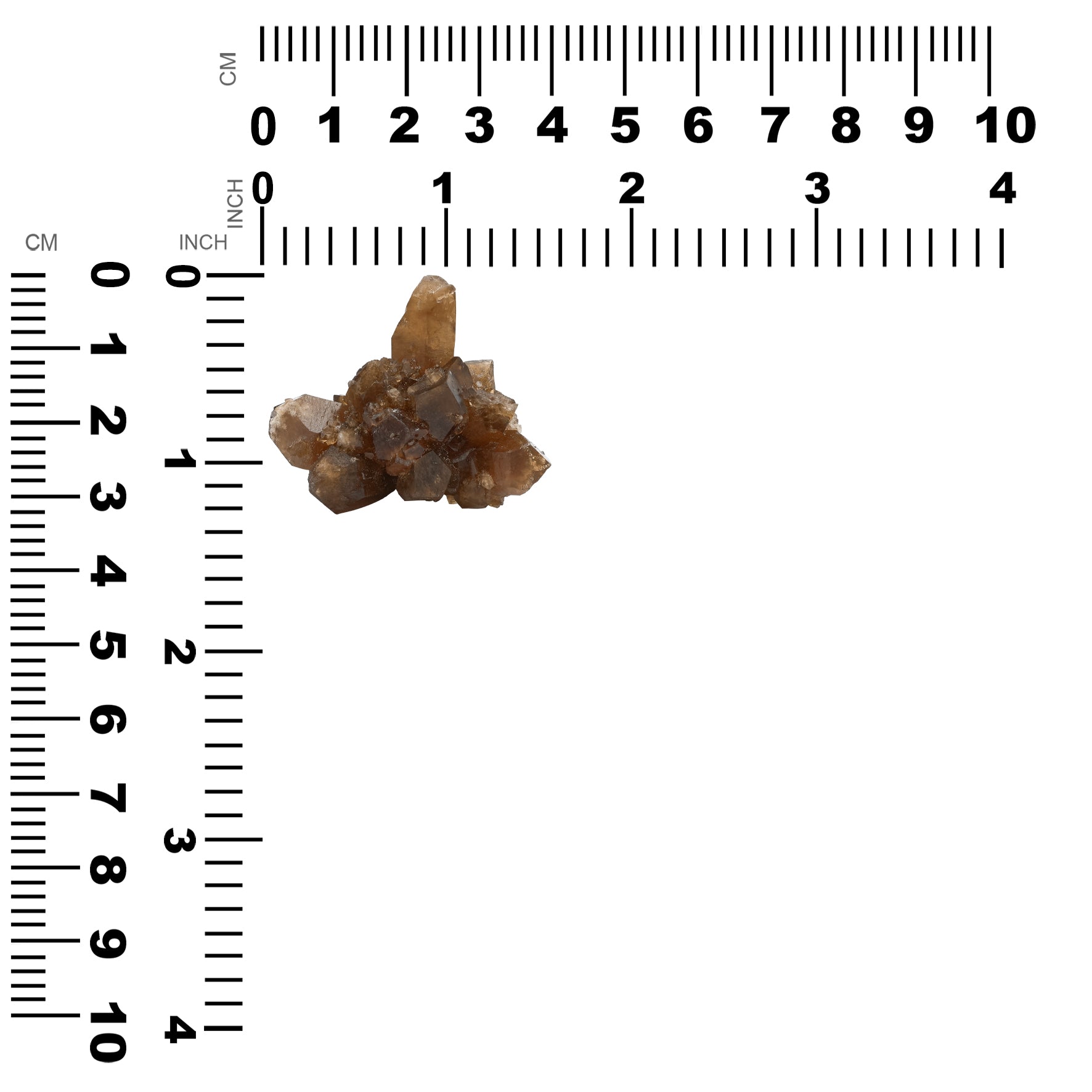 Starborn Natürliches Citrin-Cluster-Kristallexemplar 91,5 Karat - 1 Stück