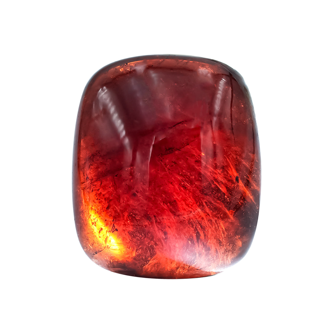 Starborn Brazilian Spessartite Garnet Rectangle Cabochon 72cts - 1 Piece