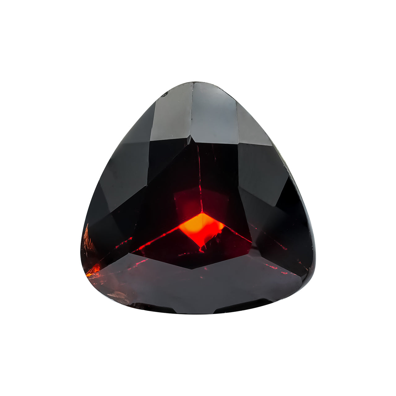 Starborn Brazilian Spessartite Garnet Faceted Trillion 55cts - 1 Piece