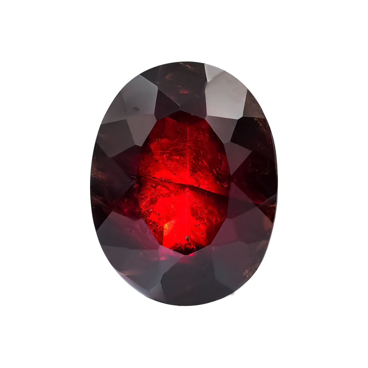 Starborn Brazilian Spessartite Garnet Faceted Oval 61cts - 1 Piece
