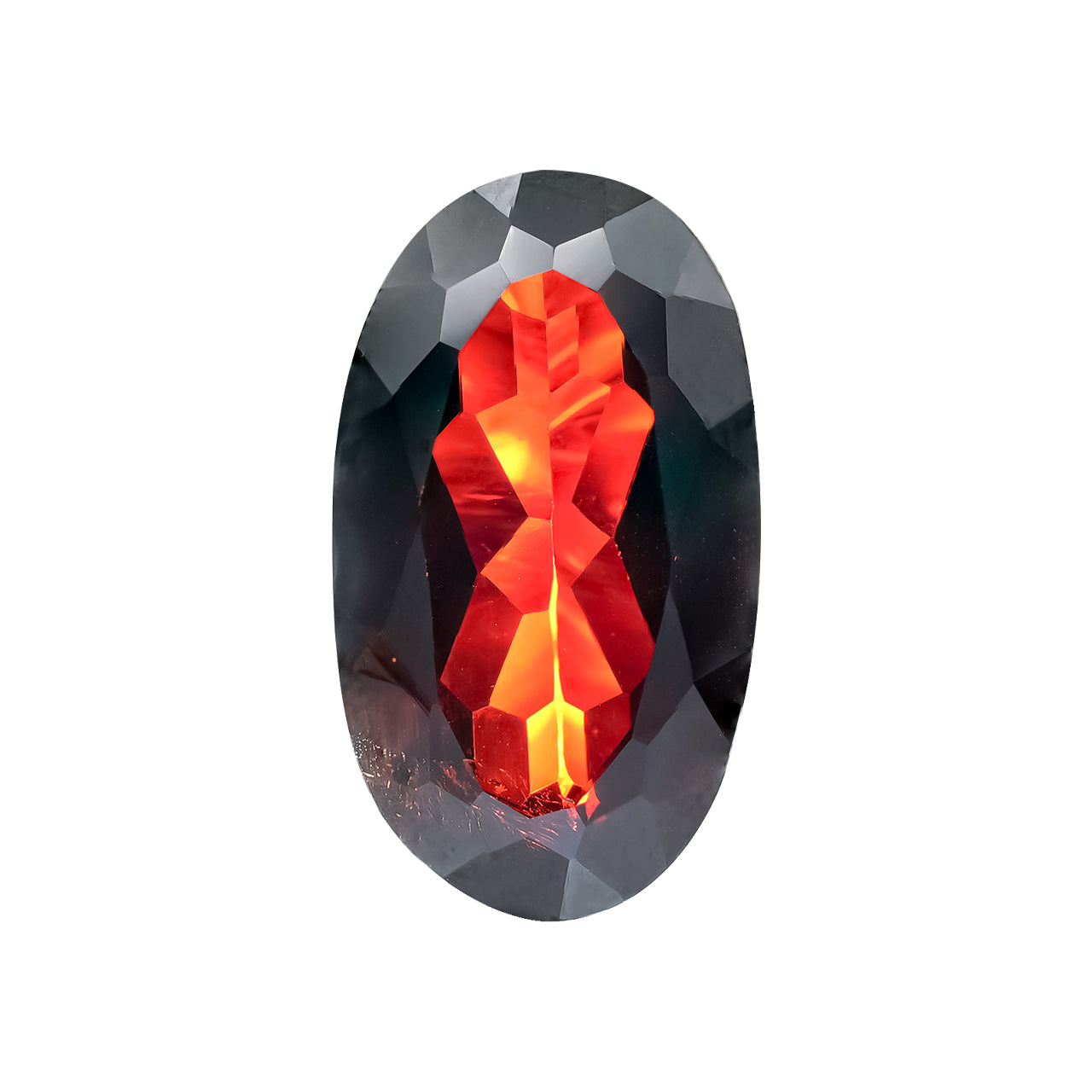 Starborn Brazilian Spessartite Garnet Faceted Oval 31.5cts - 1 Piece