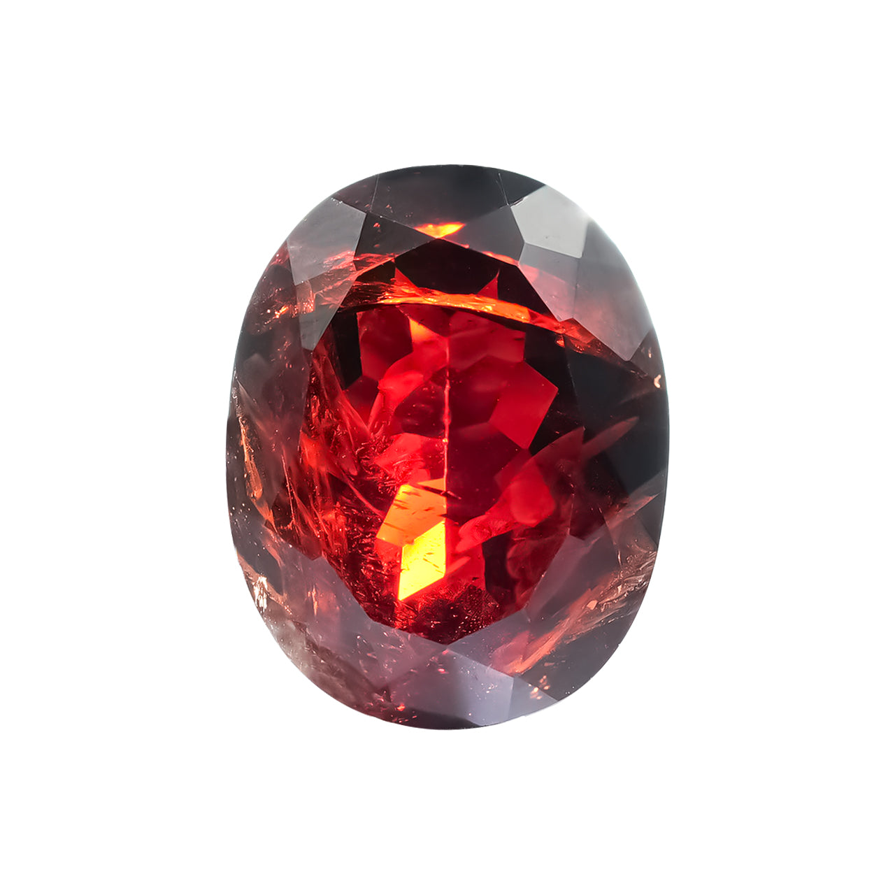 Starborn Brazilian Spessartite Garnet Faceted Oval 27cts - 1 Piece