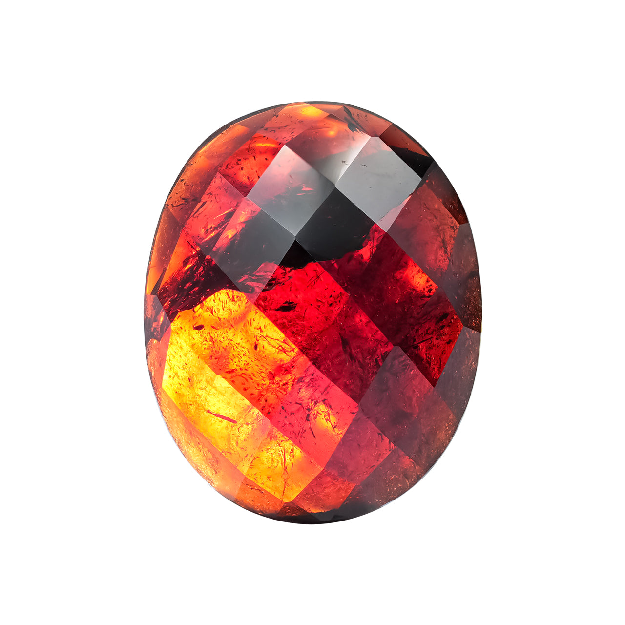 Starborn Brazilian Spessartite Garnet Faceted Oval 84cts - 1 Piece