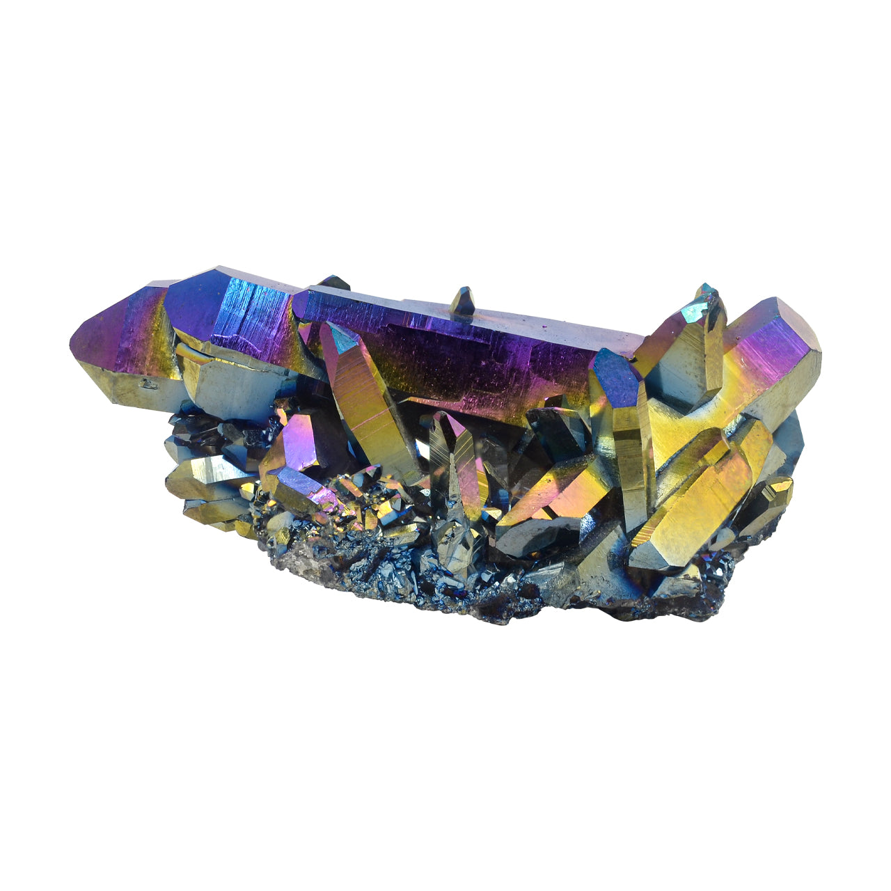 Racimo de cuarzo de titanio arcoíris Starborn 284,9 cts - 1 pieza