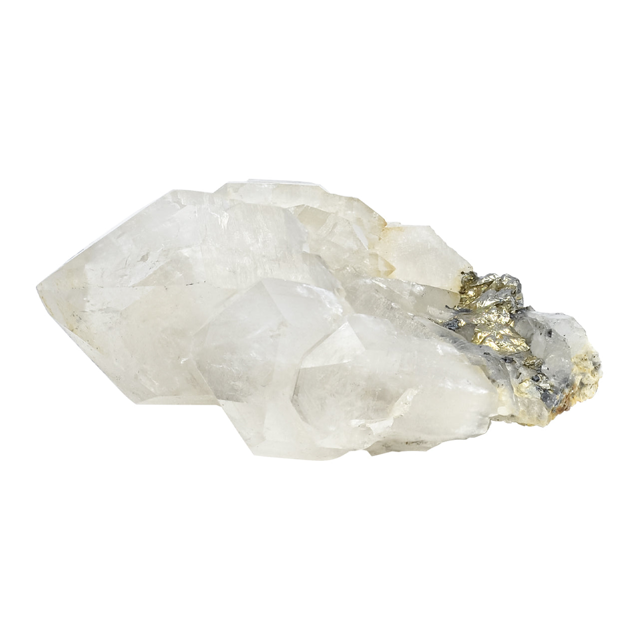 Quartz Crystal with Pyrite Specimen 163 carats