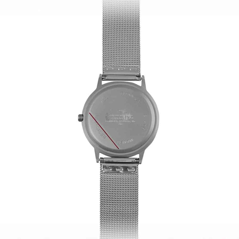 Starborn Gibeon Meteorite Reloj pequeño con esfera de 20 mm y correa de malla ajustable de acero inoxidable