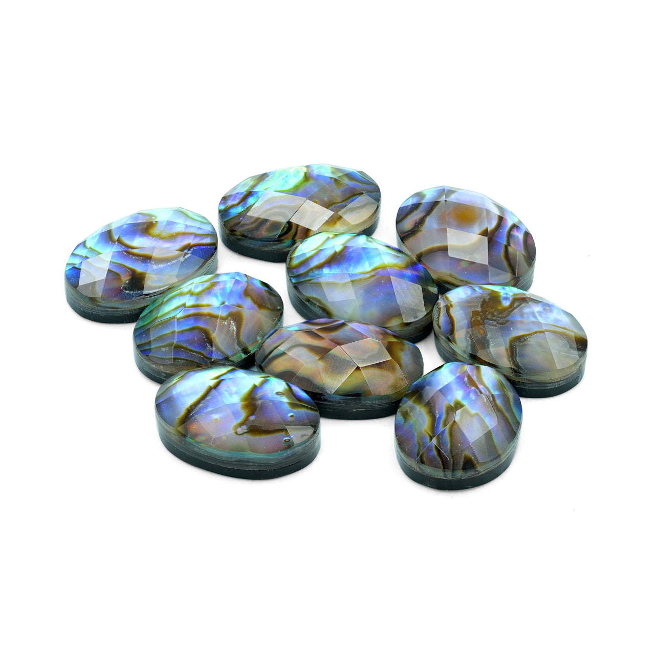 Abalone Shell Doublet Oval 14 x 10mm