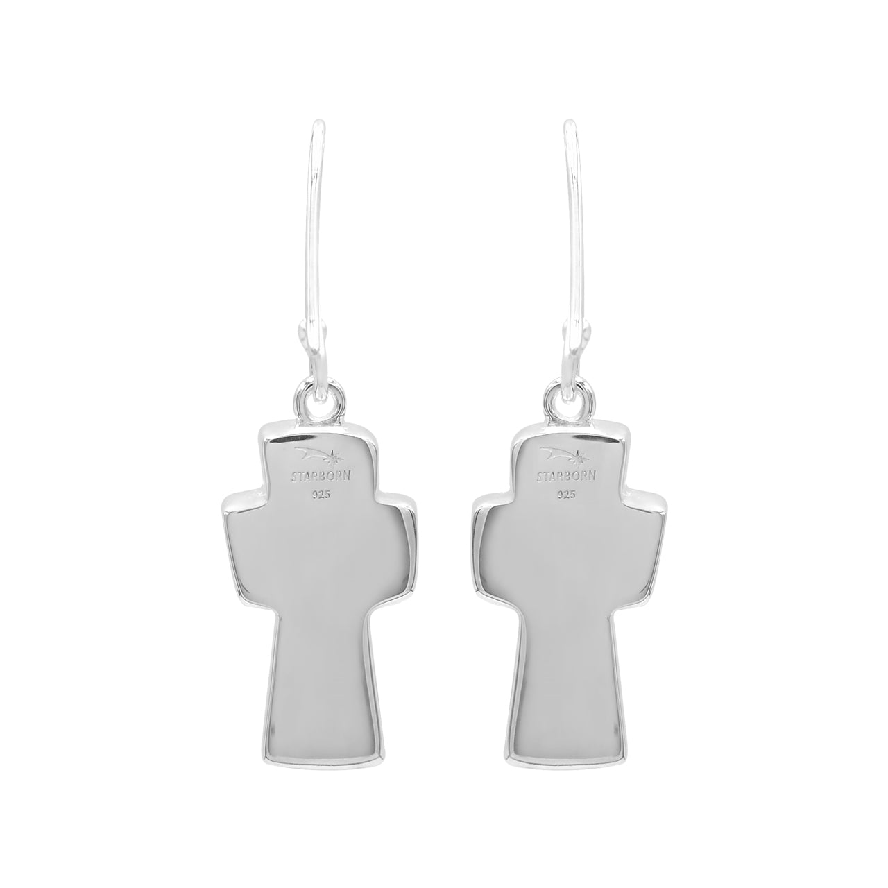 Earrings Ammolite Cross