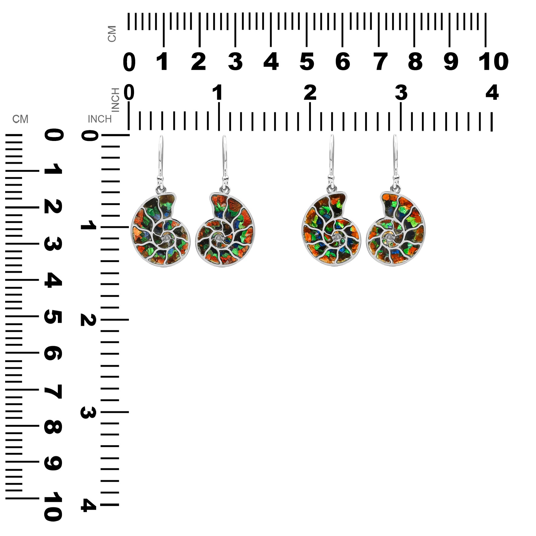 Ammolite Earring