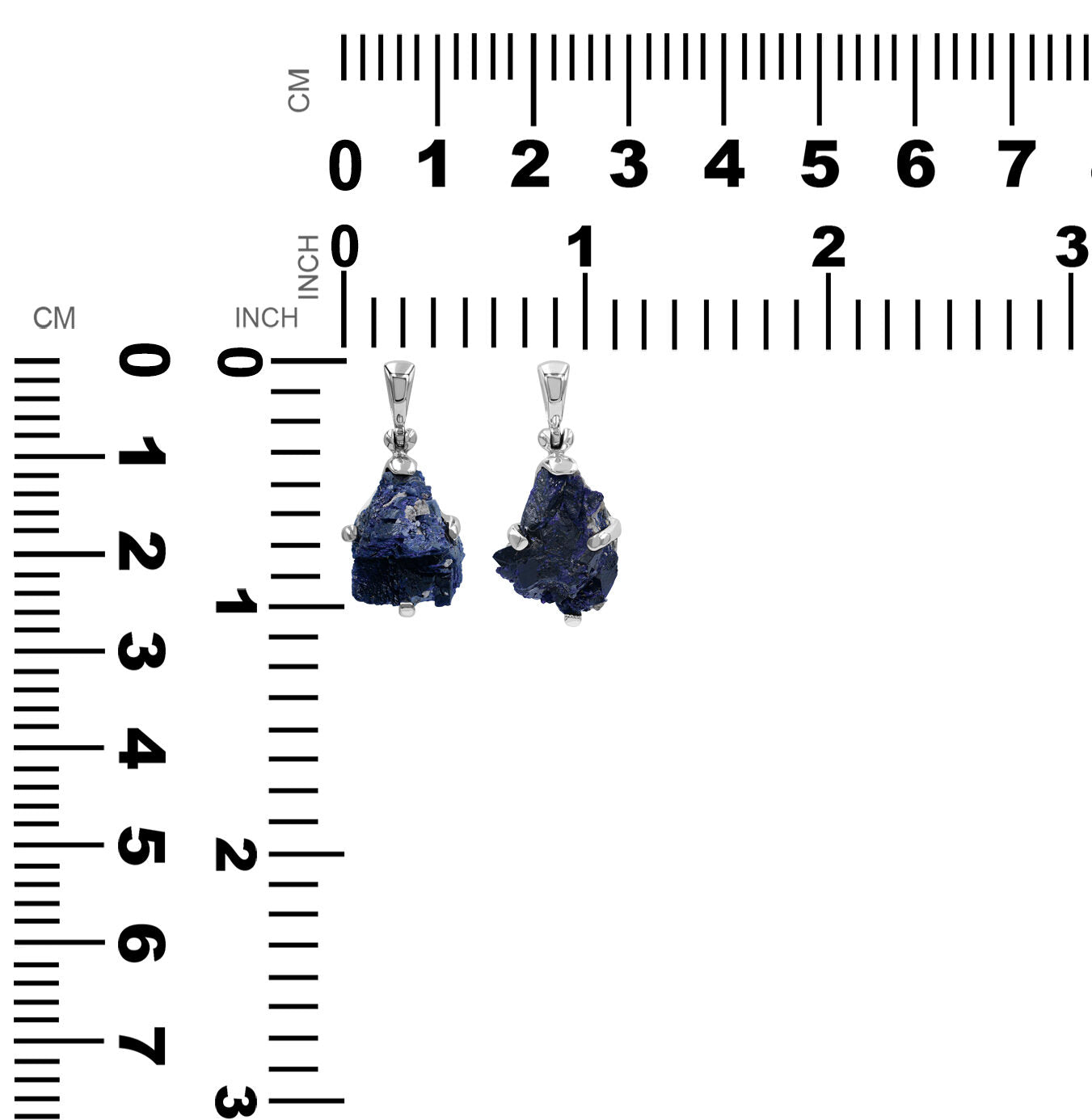 Azurite Crystal Pendant
