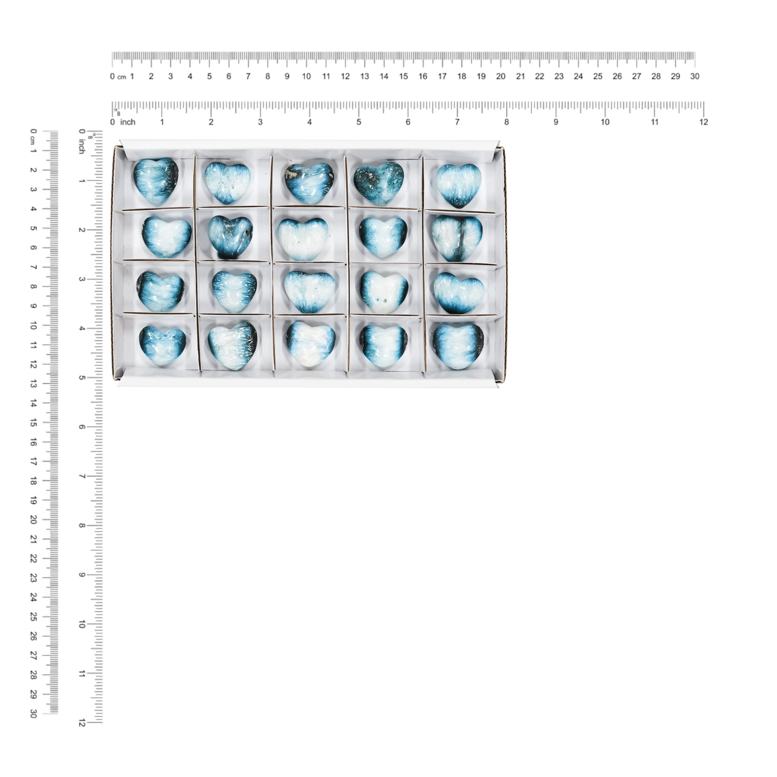 Blue Ice Heart 200g - 20 pcs