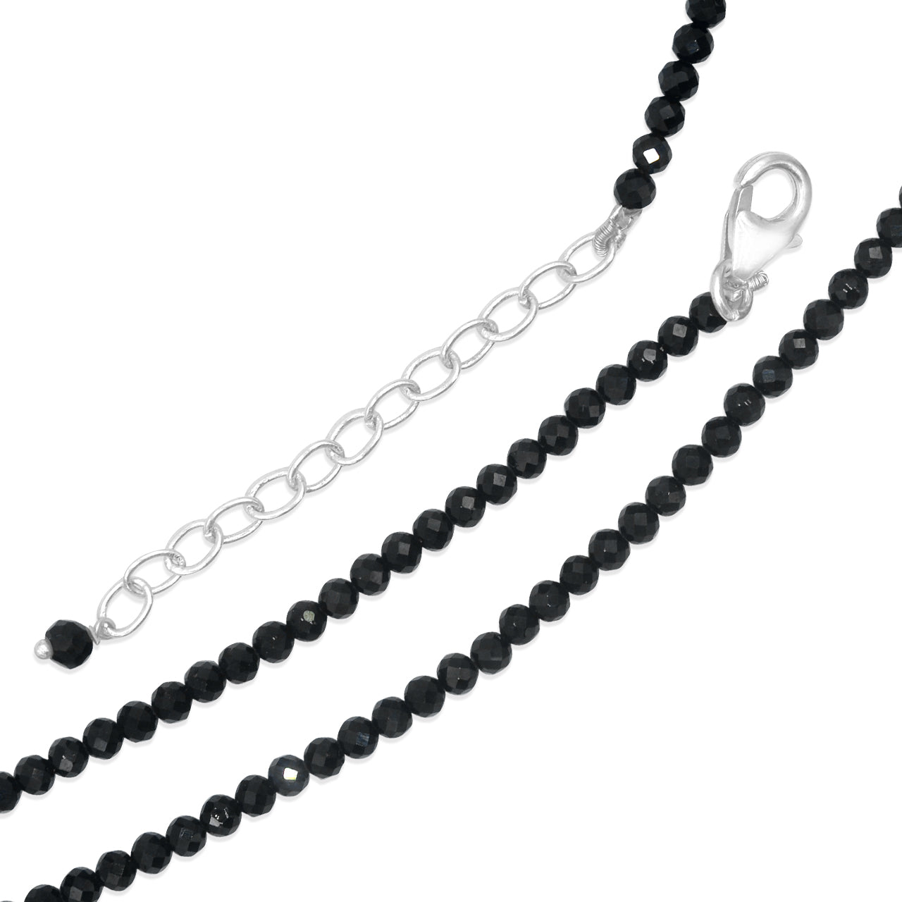 Black Spinel Bead Necklace